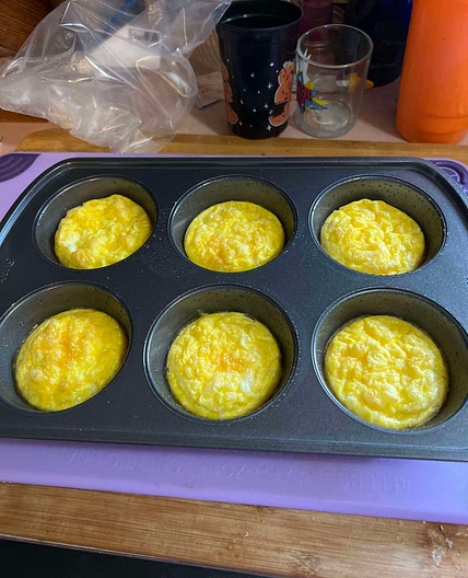 Ham and Cheese Egg bites