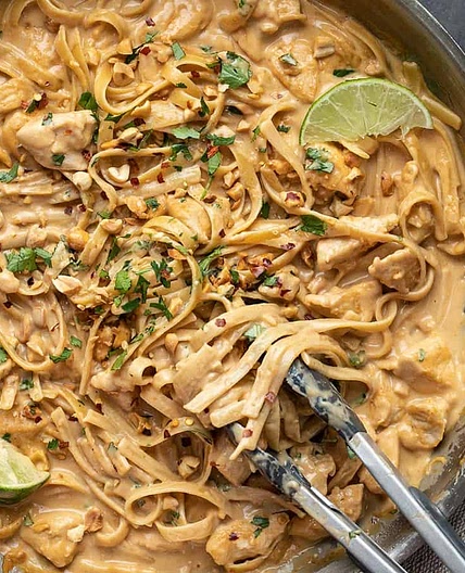 Chicken & Peanut Pasta