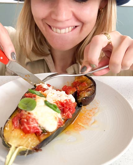 Aubergines tomate et mozzarella 🍆