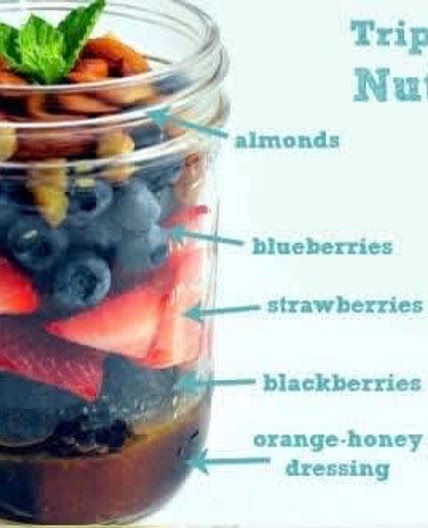 Triple berry nut salad 