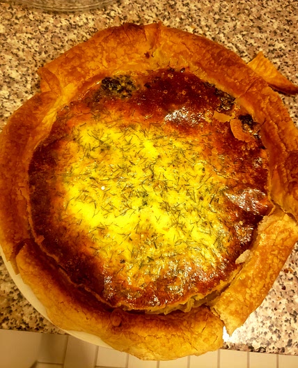 Quiche saumon epinard