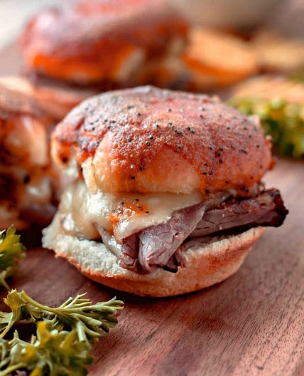 Roast Beef and Swiss Cheese Sliders