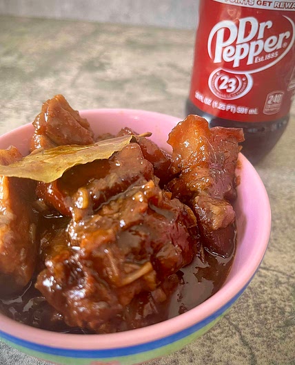 Lechon Paksiw with Dr. Pepper
