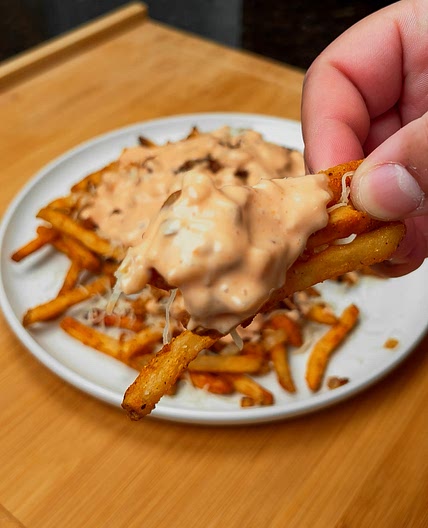 Air Fryer Animal Style Fries