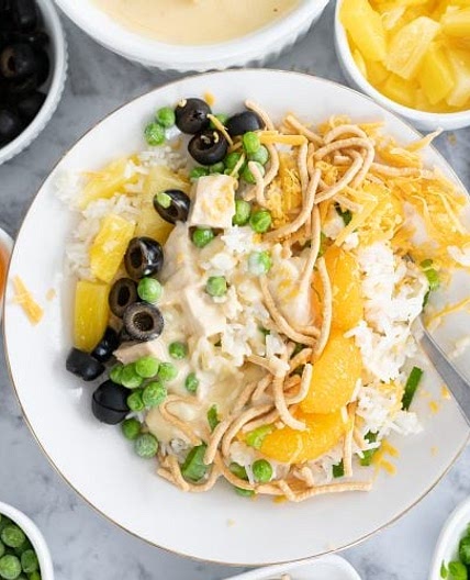 Chicken Hawaiian Haystacks Recipe
