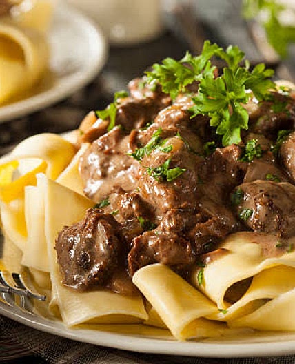 Beef Stroganoff 