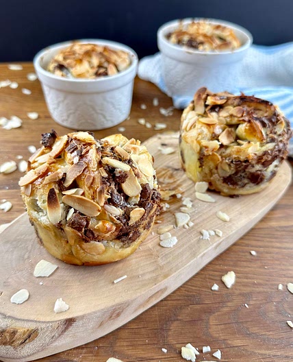 Chocolate Cream Cheese Pastry Buns