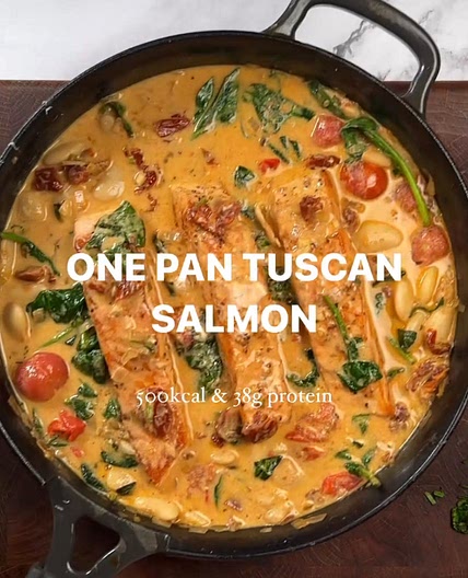 One pan Tuscan salmon