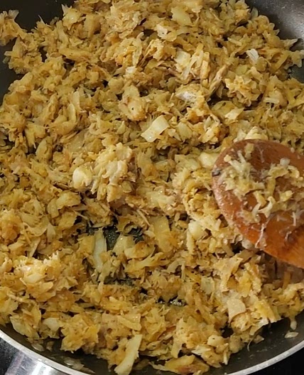 Portugueses Cod ( bacalhau à brás)
