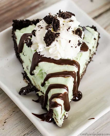Grasshopper Ice Cream Pie
