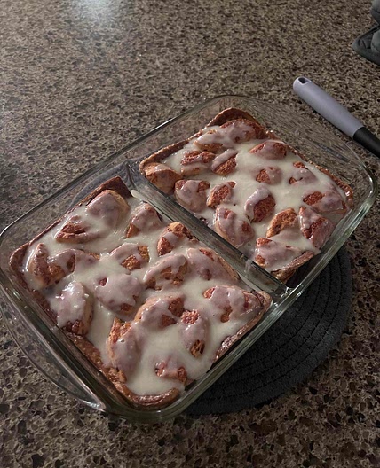 Cinnamon Rolle Casserole