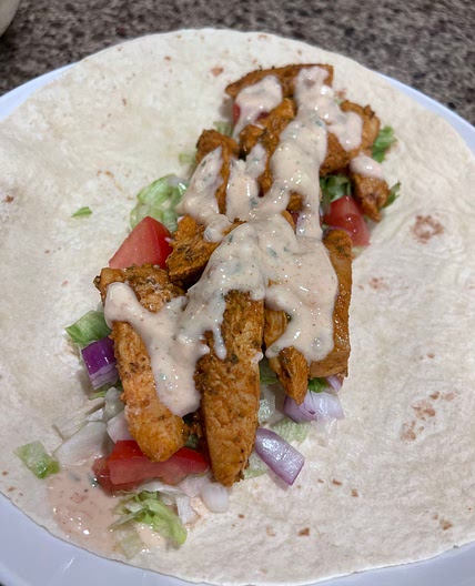 Protein Chicken Wrap