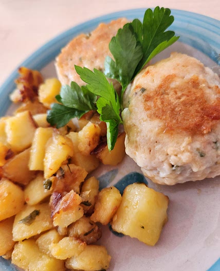 Chicken cheese rissoles