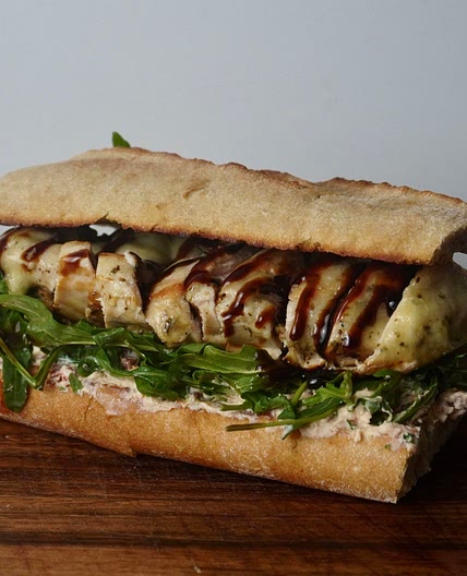 Chicken ricotta sandwich