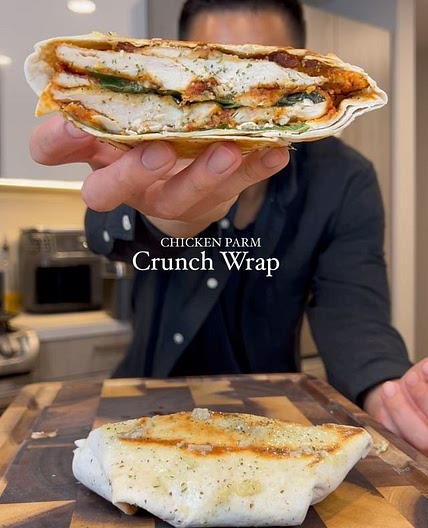Chicken Parm Crunch Wrap