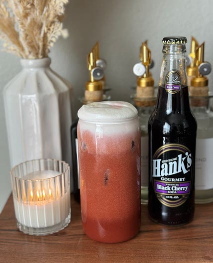 Hank’s Black Cherry Soda with Amaretto Soft Top