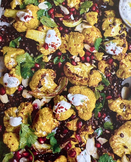 Cauliflower & puy lentil salad