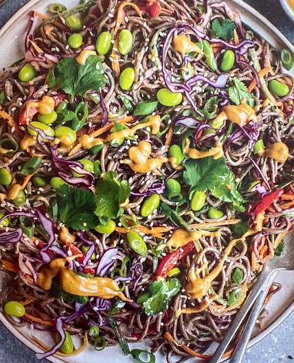 Rainbow Noodle Salad