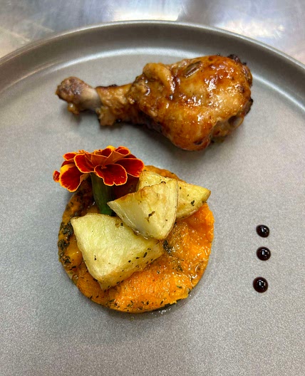 Chicken potatoes/sweet potatoes 
