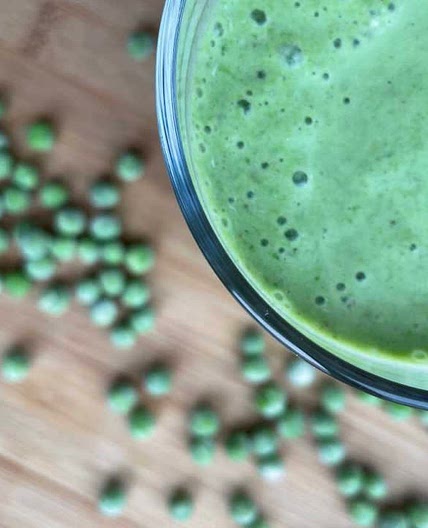 Green pea smoothie 
