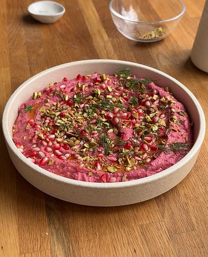 Viral Beetroot Dip Recipe - Vegan and super easy!