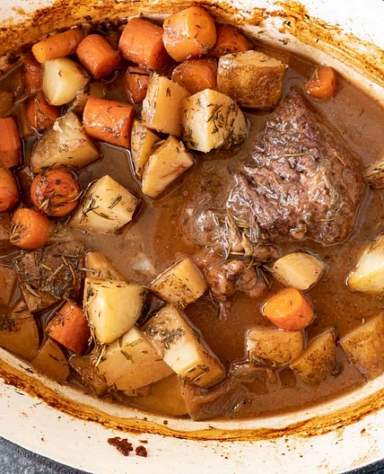 Chuck Roast in Oven