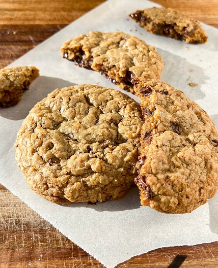 Single Serve Oatmeal Chocolate Chip Cookie