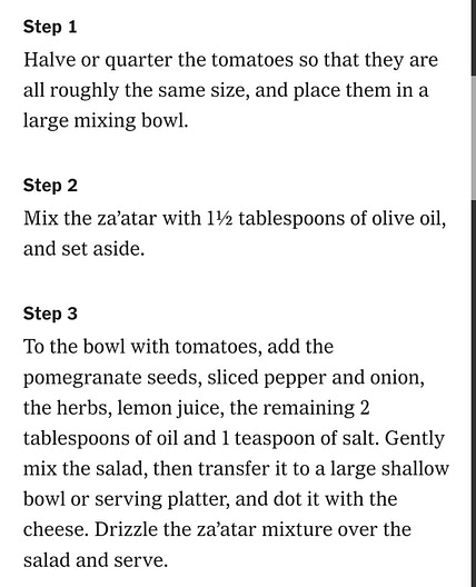 Yotam Ottolenghi’s Tomato and Pomegranate Salad