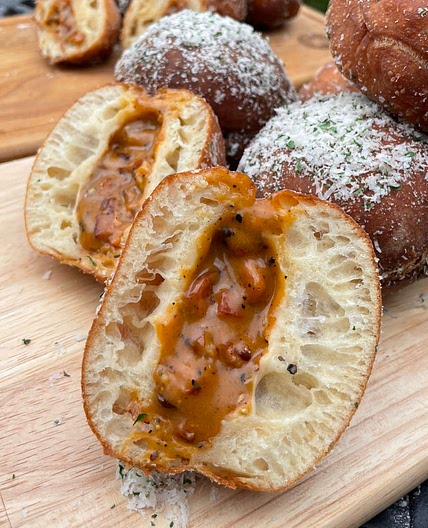 Carbonara Doughnuts