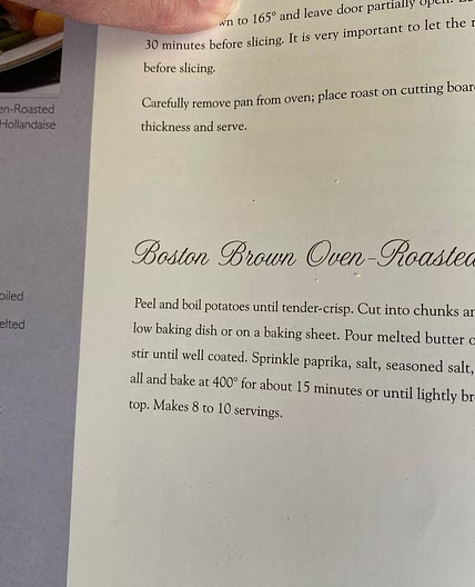 Boston Roasted Potatoes