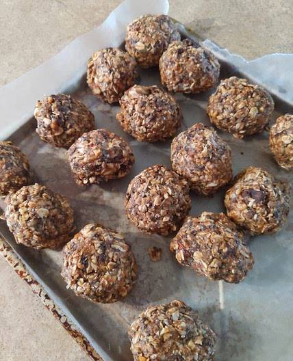 Coconut oat balls