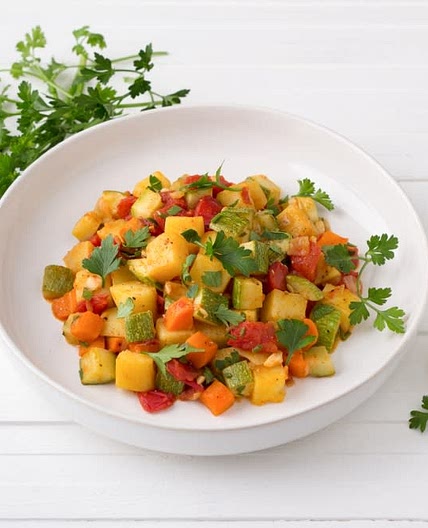 Овощное рагу с кабачками и картошкой