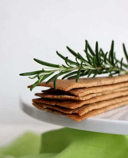 Rosemary & Fennel Buckwheat Crackers