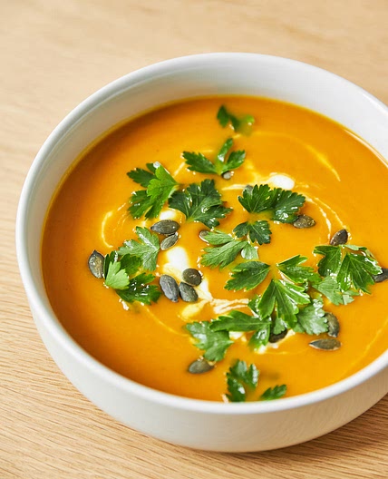 Soupe de butternut et patate douce