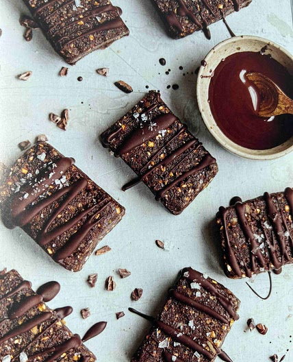 Raw Brownie Protein Bars