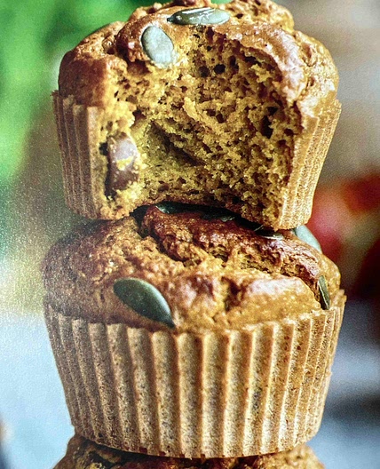 Savoury carrot & sun-dried tomato muffins 