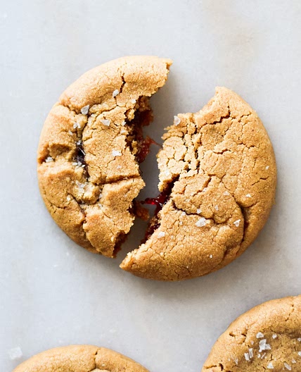 Brown Butter PB & J Cookies