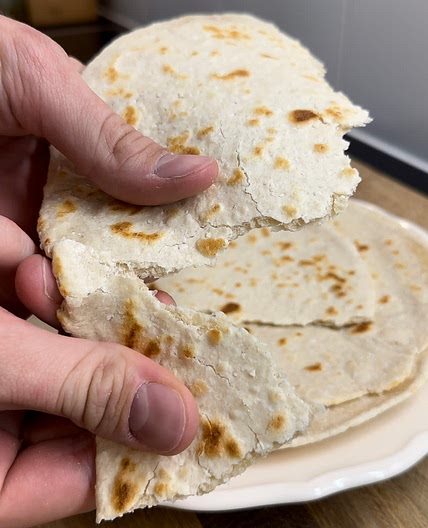 Huni Roshi - Coconut Flat Bread
