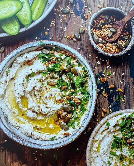 Roasted cauliflower & butter bean dip 