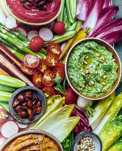 Kale pesto dip