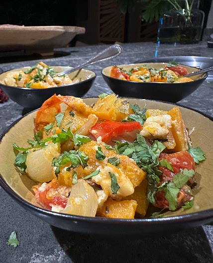 Hot Butternut Bake (Idwala)