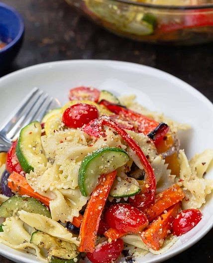 Pasta Primavera with Roasted Vegetables
