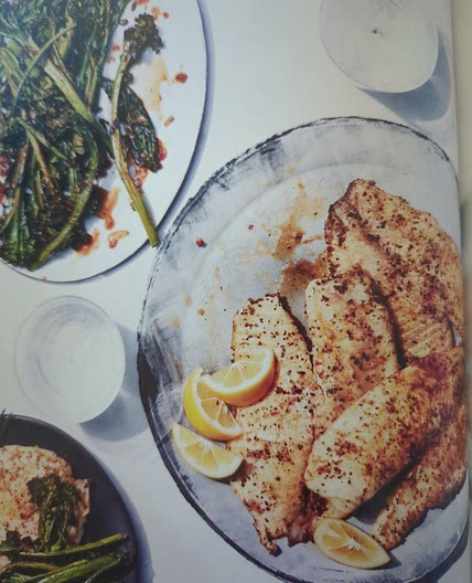 Sheet Pan Tilapia with Broccolini