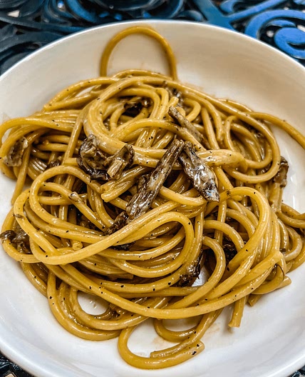 BUCATINI WITH PORCINI MUSHROOM SAUCE
