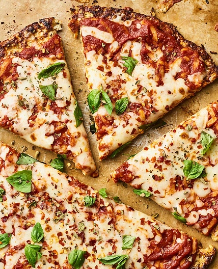 Vegetarian Cauliflower Pizza