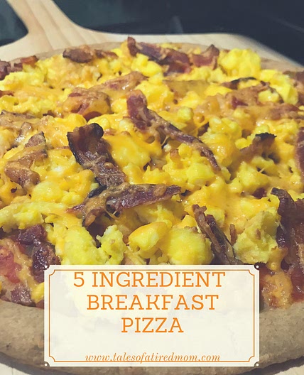 5 ingredient Breakfast Pizza