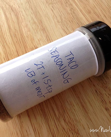 Homemade taco seasoning mix | The Family Freezer