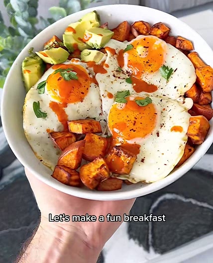 Sweet potato breakfast bowl