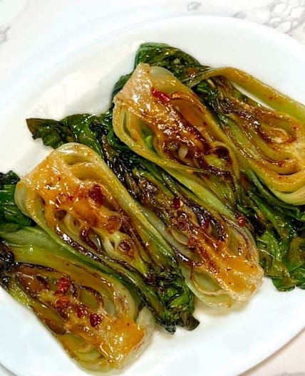 Ian’s Seared Peanut Bok Choy