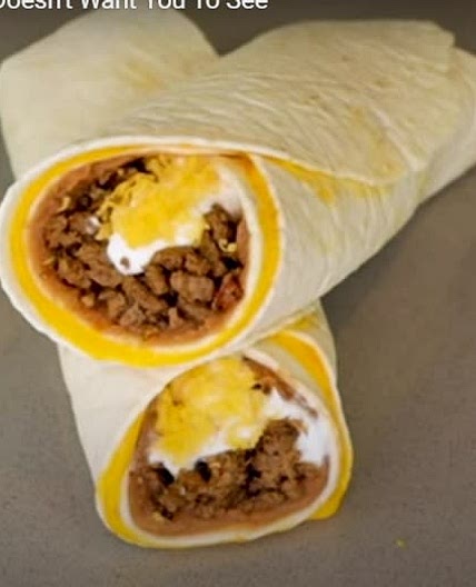 Beefy 5 layer burrito Anabolic Taco Bell copy cat